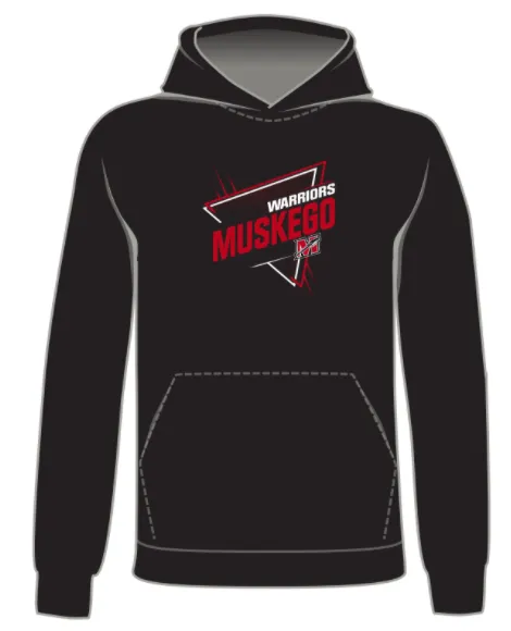 Youth Under Armour "Warriors" Graphic Black Performance Hoodie