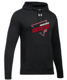Youth Under Armour "Warriors" Graphic Black Performance Hoodie